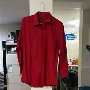 Marquise Red Dress Shirt Classic Professional Style